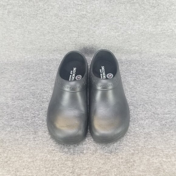 ✅SKETCHERS Work Oswald-Clara Womens 6 Slip-Resistant Work Clog Comfort Foam shoe - Picture 6 of 10